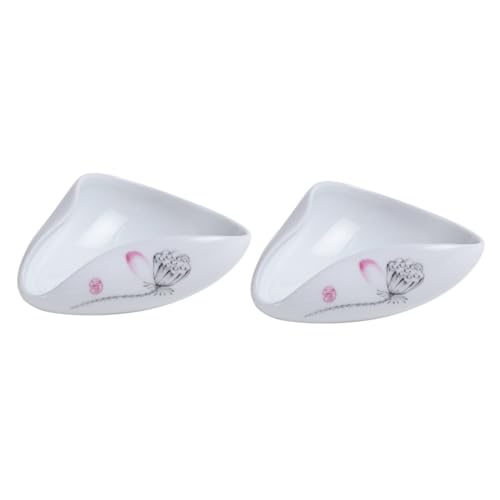 PRETYZOOM Ceramic Tea Scoop Tea Strainer Tea Holder Tea Scoops for Loose Tea Tea Infuser Tea Set Accessory Tea Strainer