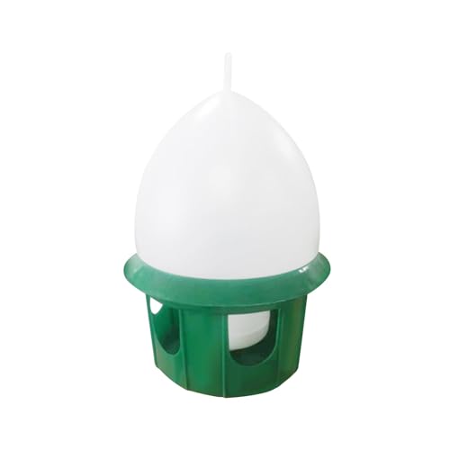 鳩水飲み器、給水器ディスペンサー、農具、水飲み器、鳥水飲み器、ペット用ウォーターポット, 4L 緑