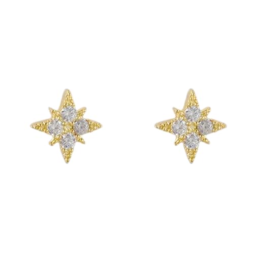 [Pixy Jewelry]Mini Star �X�^�b�h�s�A�X �T�[�W�J���X�e�����X �� �X�N�����[�L���b�` �����ςȂ� �A�����M�[�Ή� ���f�B�[�X �����Y ���j�Z�b�N�X �����A�����M�[ �A�����M�[�Ή� ���A�� ���ɗD���� (�S�[���h)