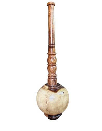 Image of Handcrafted Wooden Hanuman Mugdar | Traditional Indian Akhara Club for Strength, Grip & Shoulder Training | Solid Wood Fitness Equipment (2, Kilograms)