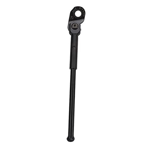 Baxnore Pata de Cabra Plegable para Bicicleta, Soporte Trasero de Estacionamiento para Bicicleta de Aleación de Ti Ligera, Longitud de Ajuste Soporte de Pie de Estacionamiento (Negro)