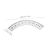 45Degree Scale Ruler for Milling Machines Angle Protractor Durable Arc Gauging Tool Compact Design for for Professionals and DIY Enthusiasts