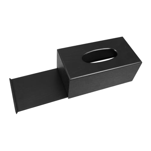 MUCKLILY Box Wooden Tissue Holder Box for Home Office Vintage Towel Container Stylish Desktop Napkin Dispenser Suitable for Living Hotel Cafe Decor