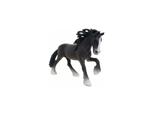 SCHLEICH Farm World | Shire Hengst 13734 Bauernhof Spielfigur | detailgetreue Tierfiguren | tolles Geschenk für Jungen und Mädchen | Bauernhof Spielzeug ab 3 Jahre | 17 x 4 x 12 cm