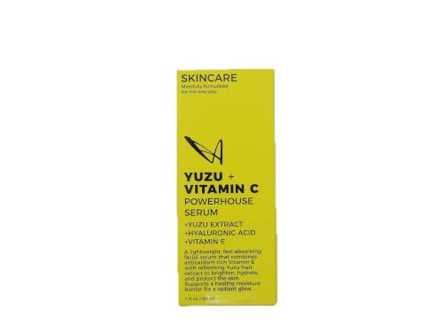 Yuzu & Vitamin C Powerhouse Serum with Hyaluronic Acid, Vitamin E, 1 fl oz
