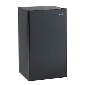 Avanti RM3316B Compact Refrigerator for Home Office or Dorm, with Reversible Door, Energy Star Rated Mini Fridge, 3.3-Cu.Ft, Black