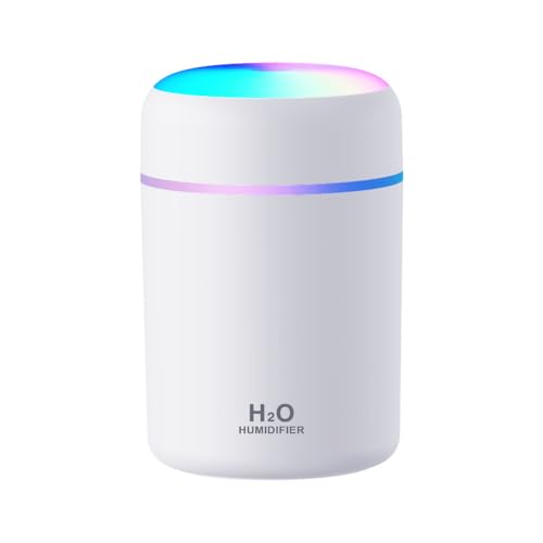 300ml Mini Humidifier with LED Light