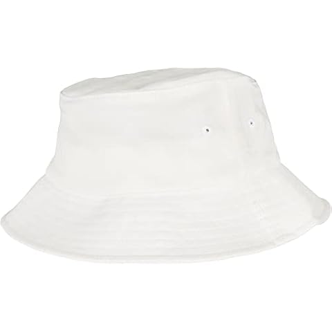 Flexfit Cotton Twill Bucket Hat Kids Gorro/Sombrero Blanco Talla única Cover