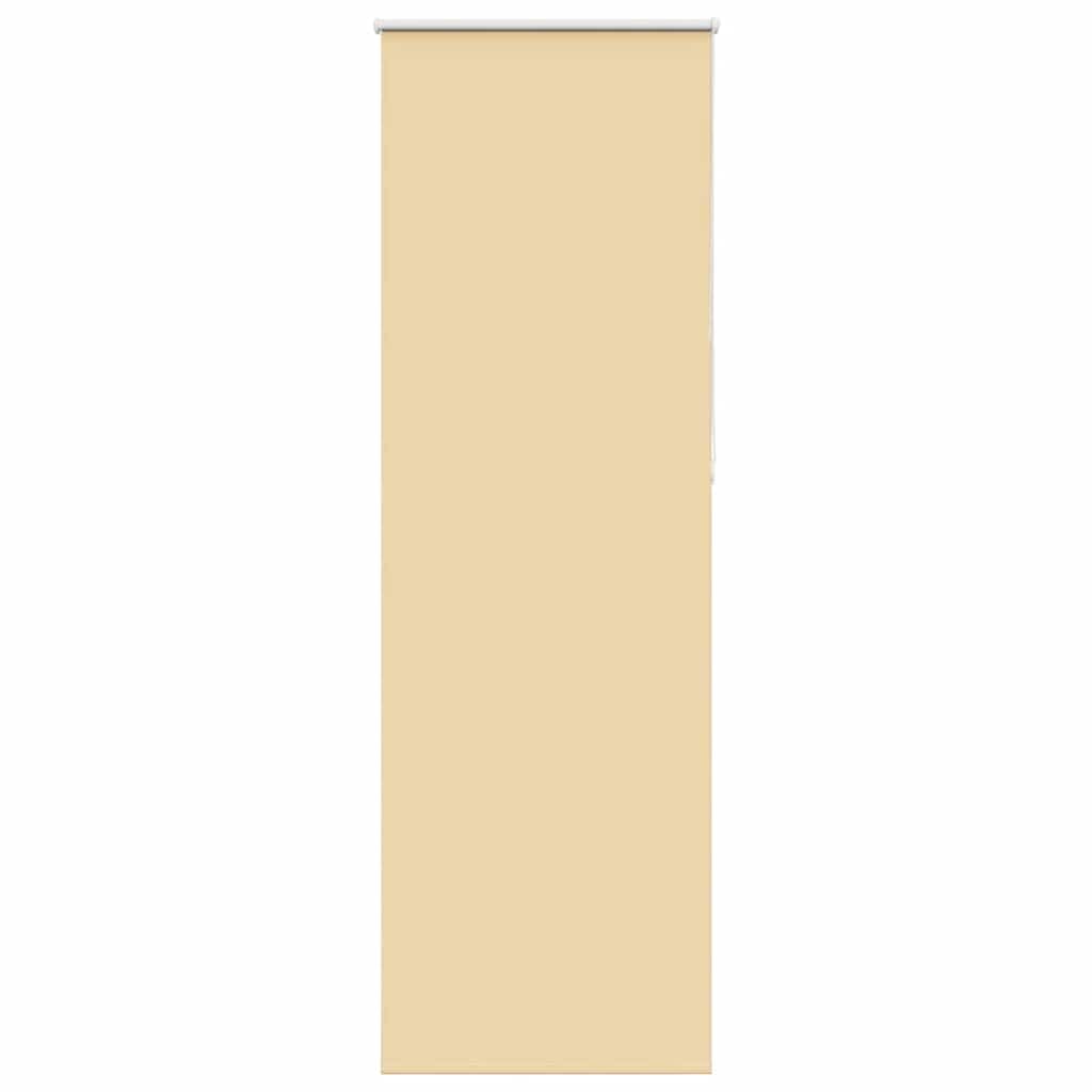vidaXL Roller Blind Blackout Beige 80x230 cm Fabric Width 75.7 cm Polyester