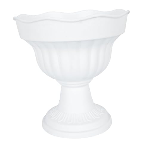 Pot de fleurs rétro résistant en plastique pour décoration de porte extérieure - 2
