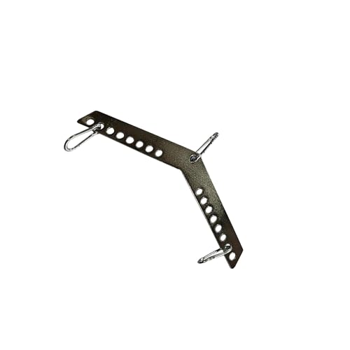 QUXVUIS Barra en T robusta para dominadas, diseñada para ser compatible con equipos de gimnasio en casa y también apta para máquinas. Fabricada en hierro con gran capacidad de