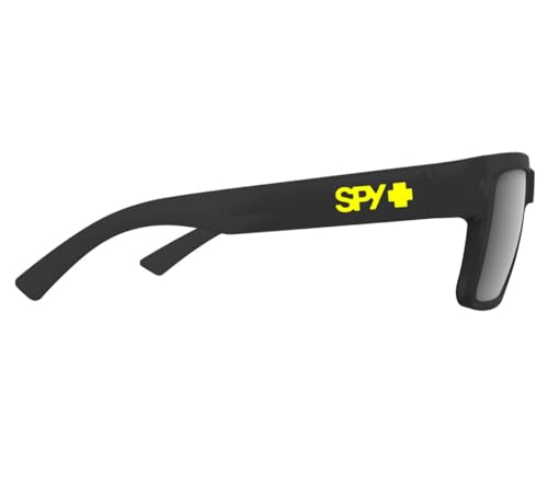 Spy Montana Sunglasses Translucent Black with Happy Platinum Lens 54mm2