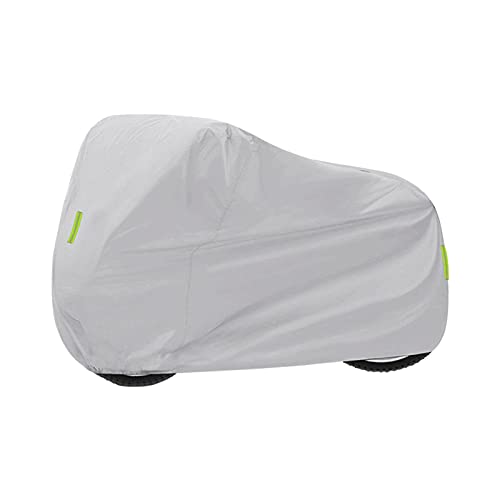 Jiakalamo Funda para motocicleta impermeable, transpirable, protección UV contra el polvo (tamaño: 230 x 95 x 125 cm)