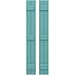 Ekena Millwork ARW401BB207X33PTH Americraft Two 3 Exterior Real Wood Joined Board-n-Batten Shutters (Per Pair), 7"W x 33"H, Pure Turquoise
