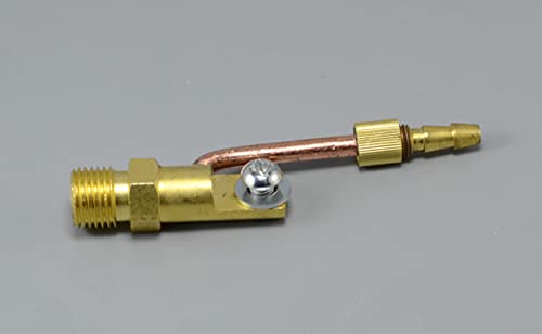Image of RIVERWELD TIG Torch Fitting Part Accessories Cables and Gas Water Separate Cable Connector 9 /16 inch -18 Male for SR WP 18 TIG Welding Torch Pack of 2