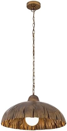Minka-Lavery Zinnia 24" 1-Light Pendant - Antique Brass (Bulb Not Included)