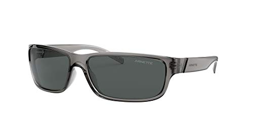 Arnette Men's An4271 Zoro Rectangular Sunglasses, Transparent Grey/Grey, 63 Mm #TOP1