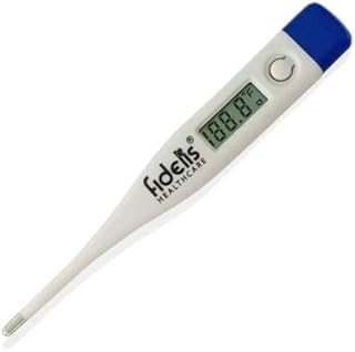 Fidelis Healthcare Digital Thermometer With Quick Measurement of Oral & Underarm Temperature in Celsius Water Resistant fo...