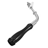 LABRIMP Fireplace Door Handle Replacement Metal Stove Handle for Wood Burner Boiler Coal Stove Fire Pit Accessories Sturdy Fire Door Knob Hardware for Heating Parts