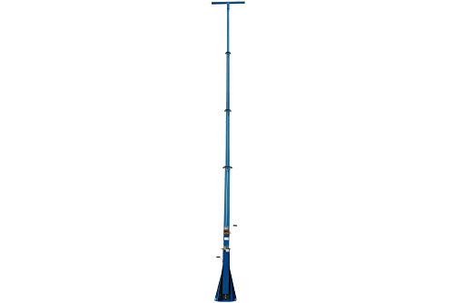 40 Foot Telescoping Light Mast - 13-40' Fold Over Four Stage Light Tower - 360 degrees Rotating Boom - Powder Coat Finish
