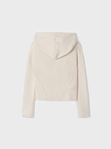 Mayoral Knitting Ribbing Pullover for Girls Oat2