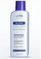 Le Prô Blond Single Pass, Tratamento Profissional para Cabelos Loiros e Lisos, 300 ml