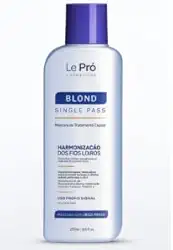 Le Prô Blond Single Pass, Tratamento Profissional para Cabelos Loiros e Lisos, 300 ml