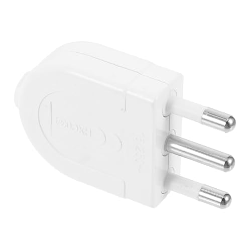 SHINEOFI Adaptador Italiano De 3 Clavijas Con Conexión A Tierra. Enchufe Italiano. Enchufe Italiano. Enchufe Macho Italiano. Enchufe De Repuesto.