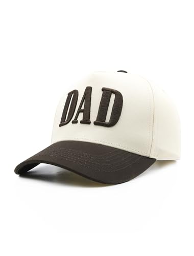 Image of Dad Hats for Men, Vintage Two Tone Hat, New Dad Gifts for Husband, Fathers Day Birthday Gifts from Daughter Son Wife