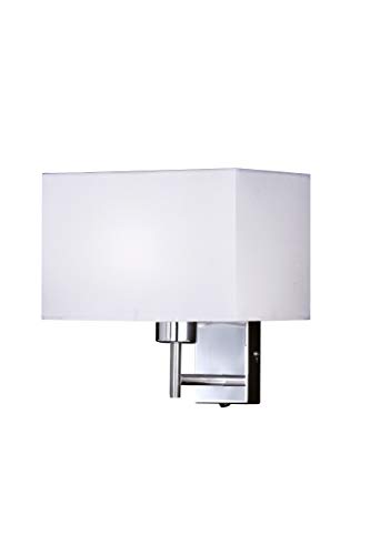 Preisvergleich Produktbild Fischer & Honsel Wandleuchte, Stoff, E27, weiß