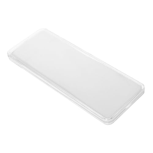 Yardwe Commemorative Coin Storage Case Plastic Coin Holder Box for Coin Collectors Multi Functional Transparent Coin Organizer for Desktop Display and Safe Storage