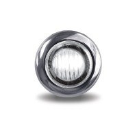Luz LED mini botón rojo 3/4 pulgadas con lente claro miniatura 3