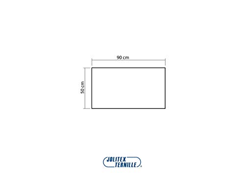 Tapete Bella Liso JolitexMarfim 50x90cm