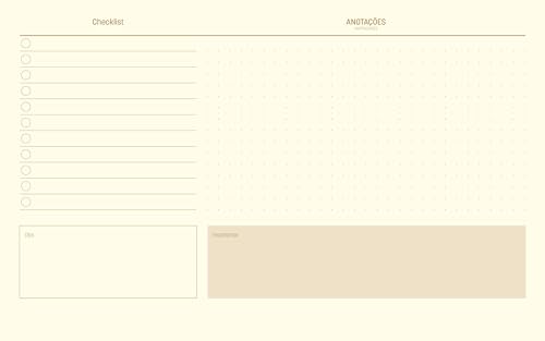 Agenda Free Planner Permanente Kraft Black Borboleta Jandaia