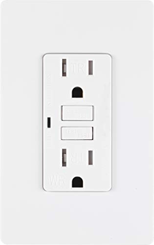 Ge Home Electrical 15A Gfci Receptacle, Tamper Resistant, Weather Resistant, Ul Listed, 120V, Self-Test, Led Indicator, Nec Compliant White, Wall Plate Not Included, 44051, 2 Pack #TOP3