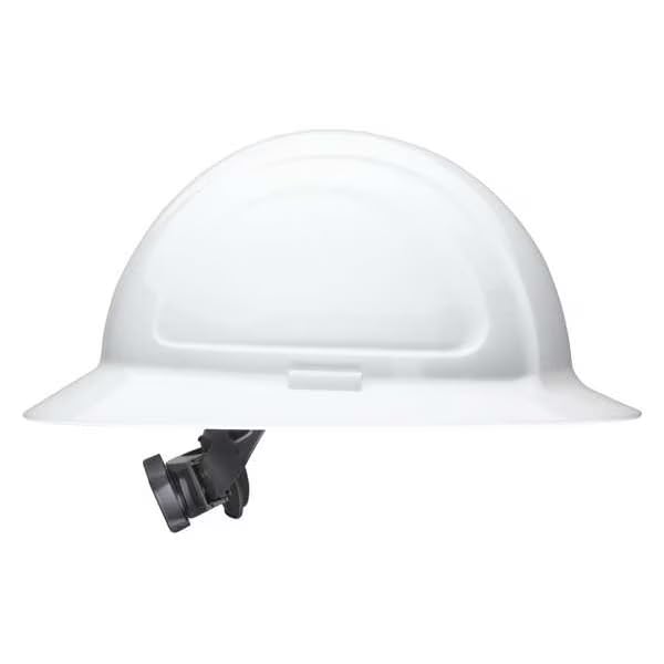 Hard Hat, Polyethylene, 4 Point Ratchet, Type 1, Class E, White, Mfr: N20R010000-A