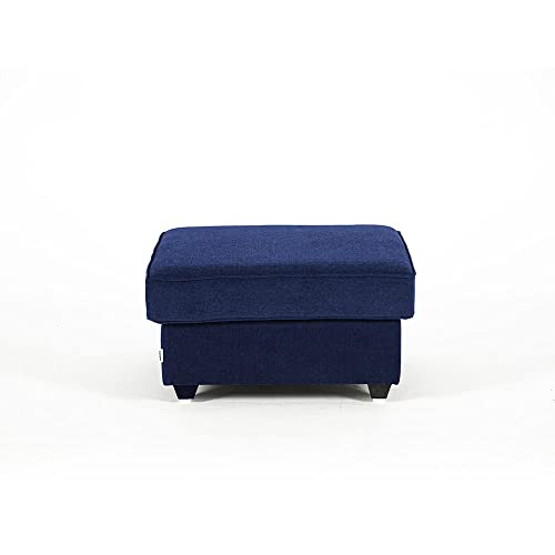 Image of Wakefit Napper Ottoman (Fabric, Cobalt Blue)