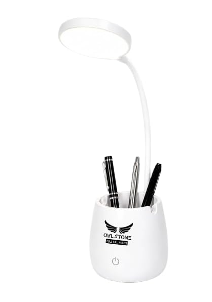 LED Desk Lamp with Pen Holder, Touch Control and Flexible Neck | LED Light, Touch Control, Flexible Neck, Built-In Pen Holder, Study Table, Office Desk and Reading Use-picture-15
