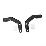 Honseadek Motorrad-Handschutzhalterung aus Aluminiumlegierung für 28 mm Lenker, Halterung ohne Werkzeug, robustes Schutzsystem vorne (schwarz)