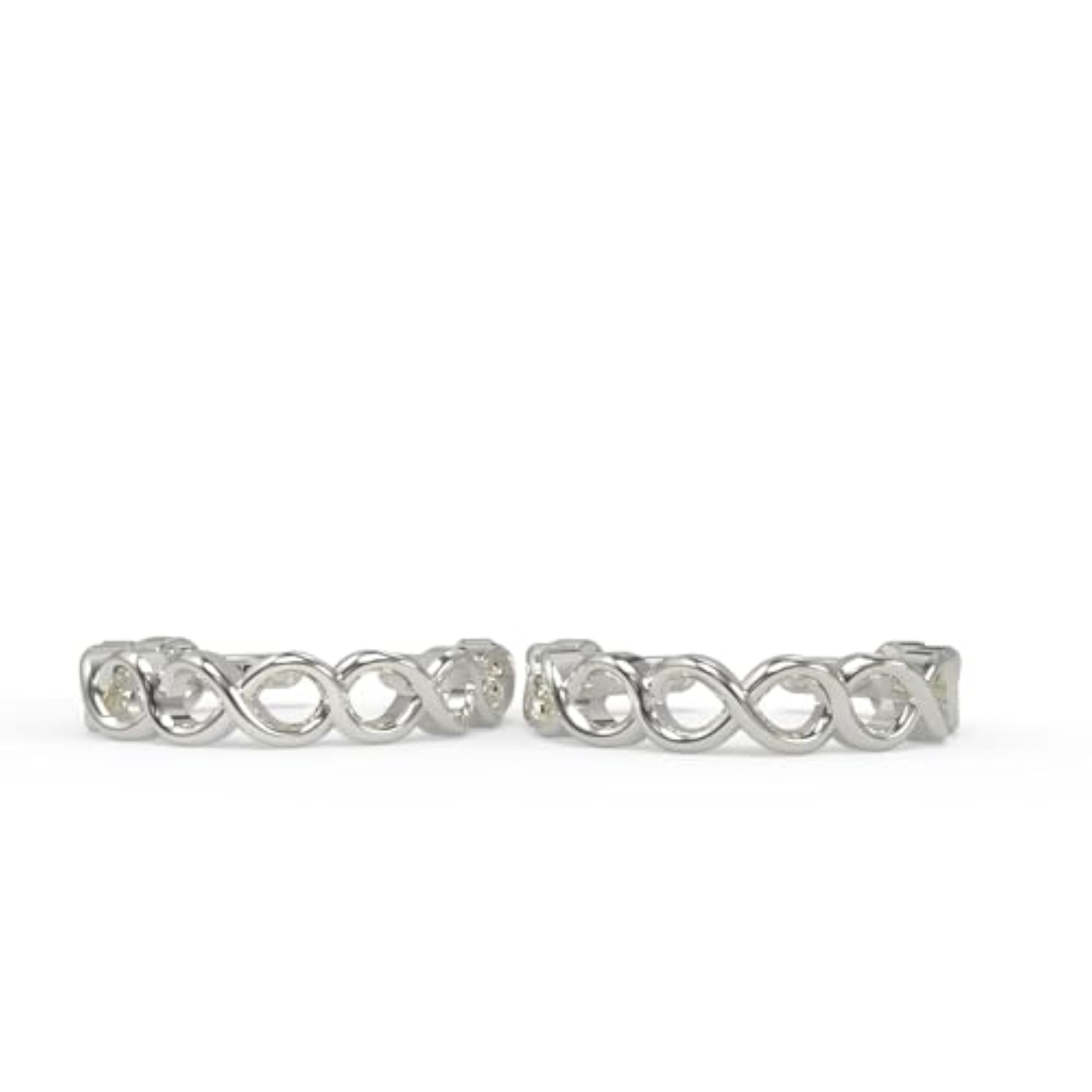 Women's Sterling Silver Infinity Design Adjustable Toe Ring