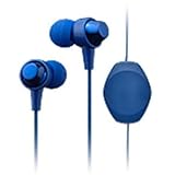 日立マクセル カナル型ヘッドホン(リール式) ダークブルー MXH-C110RDB