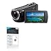 BoxWave Screen Protector Compatible With Sony HDR-PJ380 - ClearTouch Crystal (2-Pack), HD Film Skin - Shields From Scratches
