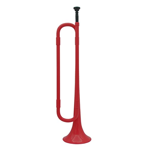 KESHUO B Flat Bugle Trumpet Cavalry Trumpet Plastic Trumpet with Mouthpiece for Band School Student Brass Instruments Trumpets