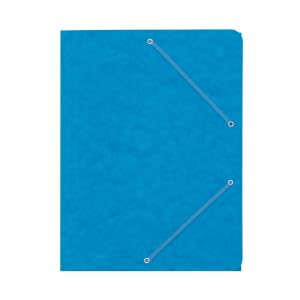Listado de Cartón prensado Top 10. 50 BIGO Carpetas de cartón prensado A4, paquete de 10 unidades, color azul, con banda elástica, de cartón prensado de 330 g/m², carpeta resistente para oficina, escuela y...