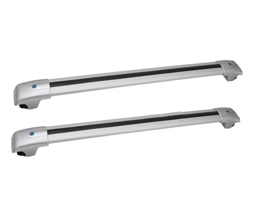 Barras laterales de aluminio premium para rieles transversales AITO Seres M9 portaequipajes coche