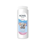 Nuvel Talco para Bebé Extra Absorbente, Suave Fórmula Hipoalergénica, 100 G