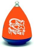 Trompos Space Sl parte superior Saturno Xtreme RollerRodamientos Tip SpinTop de centrifugado (Naranja Azul)