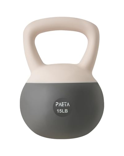 PAETA Soft Kettlebell for Home Gym – Anti-Slip Grip &...