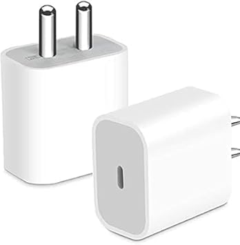 Image of Original 20W Fast Charging Adapter Compatible with app.Ie 14 Pro, 14 Pro, 13, 13 Pro, 13 Pro Max, 12, 12 Pro Max, 11, 11 Pro Max, X, 8 Series (All iPads) (Only Adapter) (DEC106)