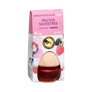 Ambientador coche Frutos Silvestres Bosque Verde Caja 1 ud. Pack 2